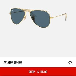 Ray Ban Jr. Aviator sunglasses